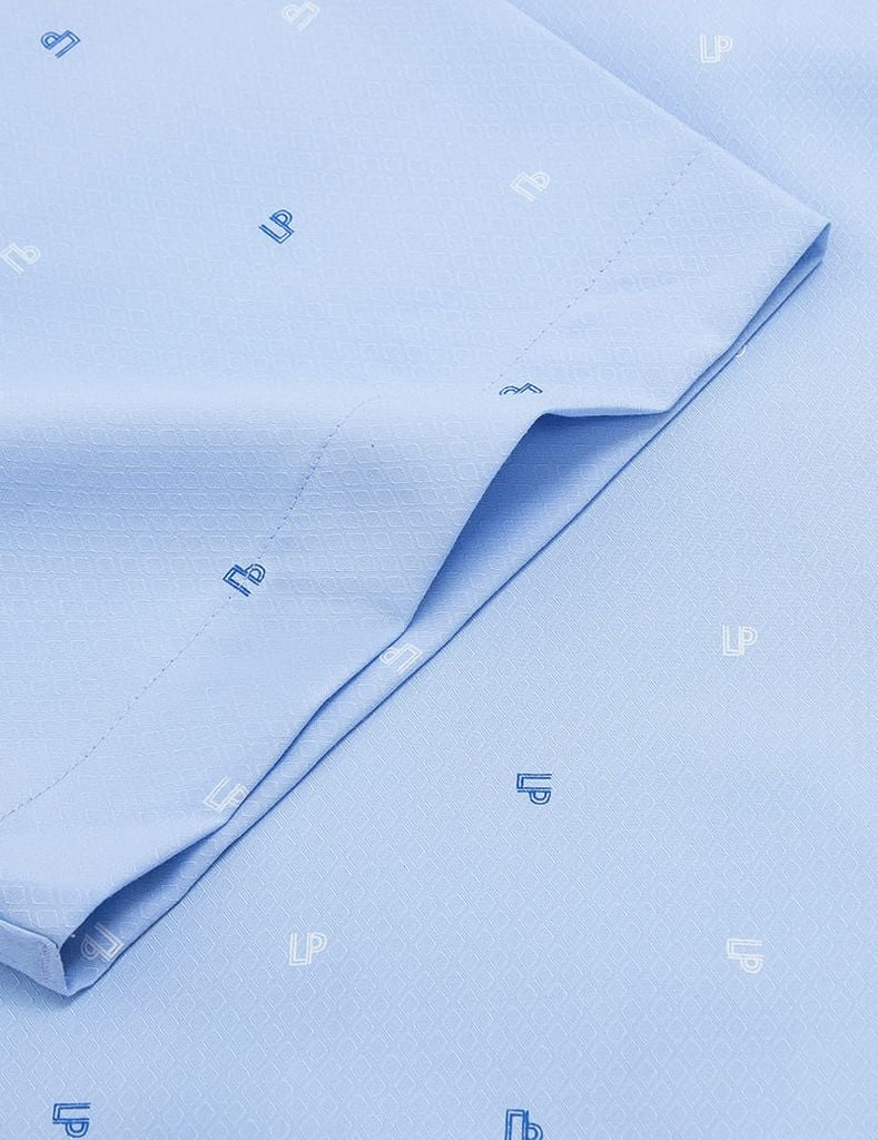 Áo sơ mi ngắn tay nam tà bằng có túi