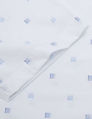 Áo sơ mi ngắn tay nam tà bằng có túi