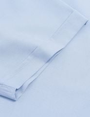 Áo sơ mi nam ngắn tay tà lượn không túi