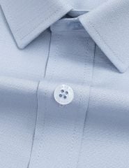 Áo sơ mi nam ngắn tay tà lượn không túi