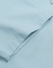 Sơ mi ngắn tay tà lượn không túi