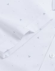 Áo sơ mi nam ngắn tay tà lượn có túi