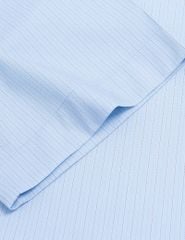 Áo sơ mi nam ngắn tay tà bằng có túi