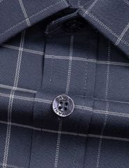 Áo sơ mi nam ngắn tay tà lượn không túi