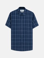 Sơ mi ngắn tay nam tà lượn không túi
