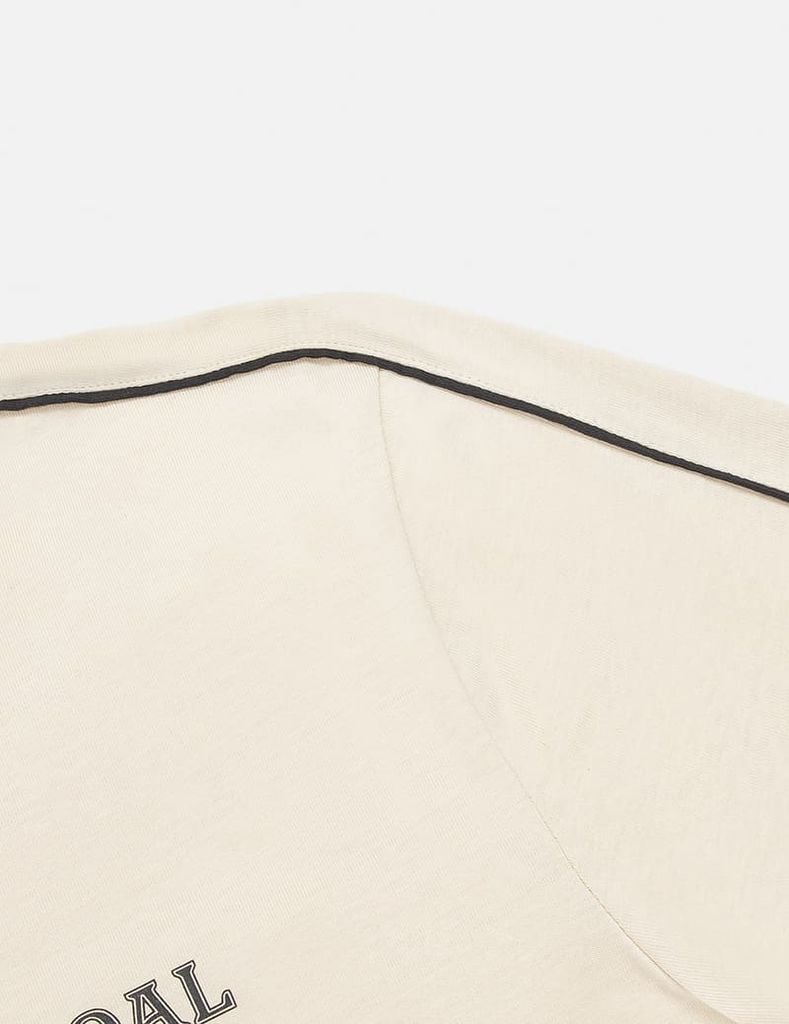 Áo t-shirt nam cổ bo rib khác màu phối vai tay