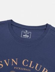 Áo thun nam ngắn tay cổ tròn hình in trước ngực