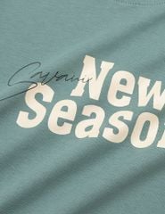 Áo thun ngắn tay cổ tròn nam hình in trước ngực