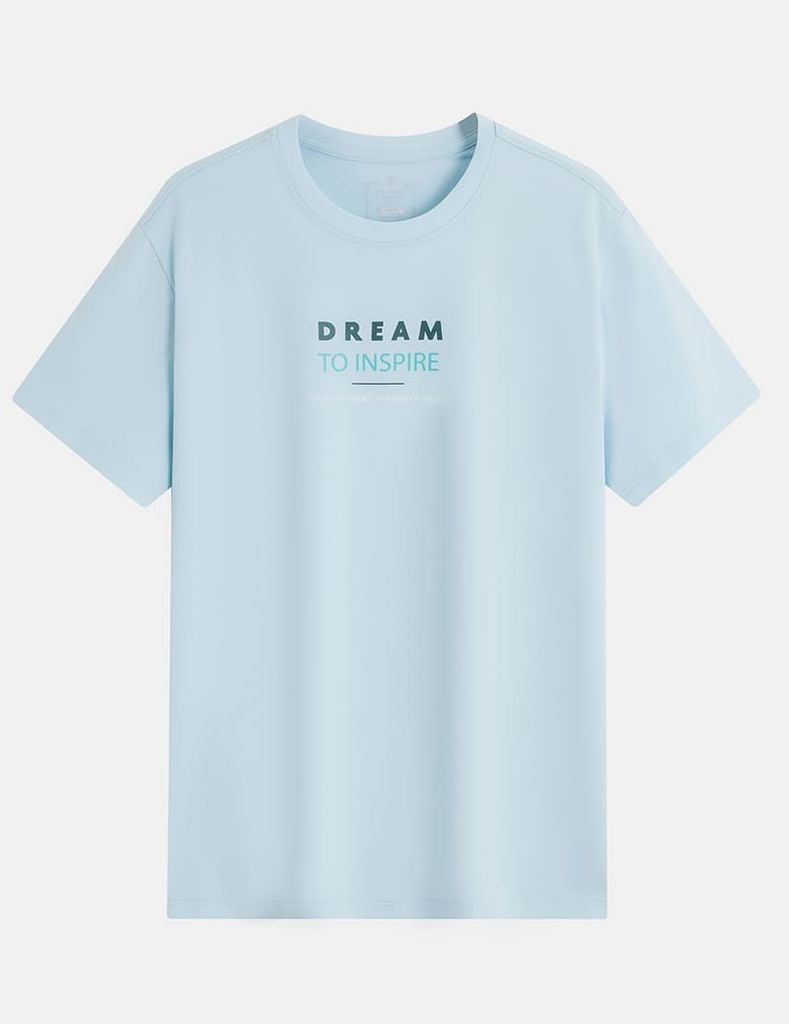Áo T-shirt cổ tròn nam hình in trước ngực