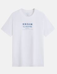 Áo T-shirt cổ tròn nam hình in trước ngực