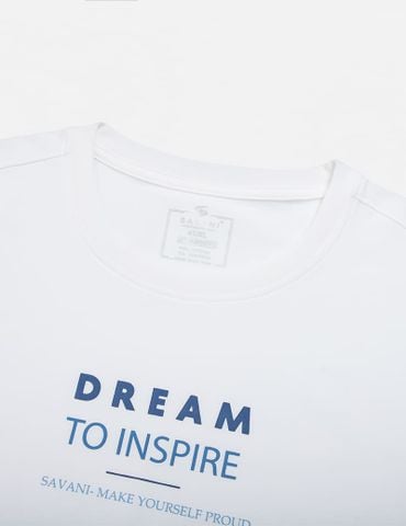 Áo T-shirt cổ tròn nam hình in trước ngực