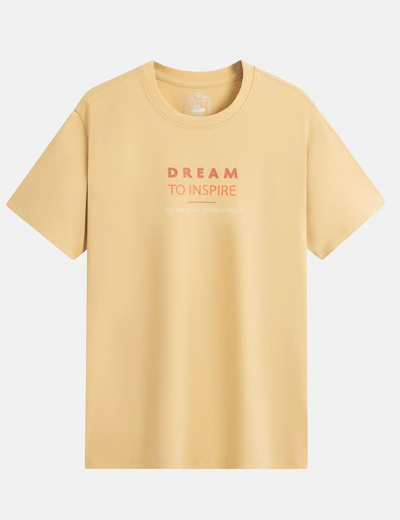 Áo T-shirt cổ tròn nam hình in trước ngực