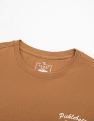 Áo t-shirt ngắn tay nam cổ tròn in trước ngực