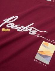 Áo thun dài tay nam cổ tròn hình in trước ngực