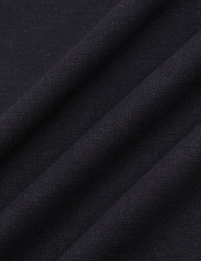 Áo thun dài tay cổ tròn nam thêu logo