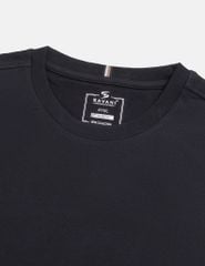 Áo thun dài tay cổ tròn nam thêu logo