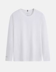 Áo thun dài tay cổ tròn nam thêu logo