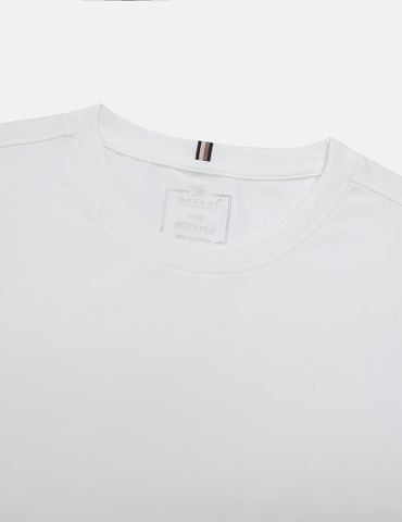 Áo thun dài tay cổ tròn nam thêu logo