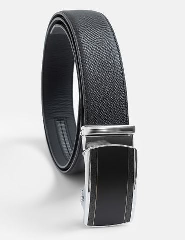 Dây lưng may viền vân safiano