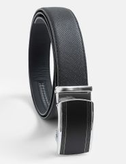 Dây lưng may viền vân safiano