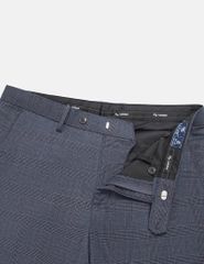 Quần âu nam kẻ cạp thường