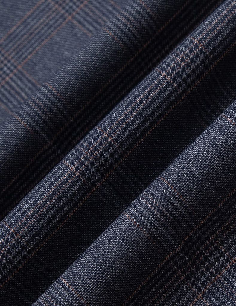 Quần âu nam kẻ cạp thường