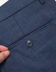 Quần âu nam kẻ cạp thường