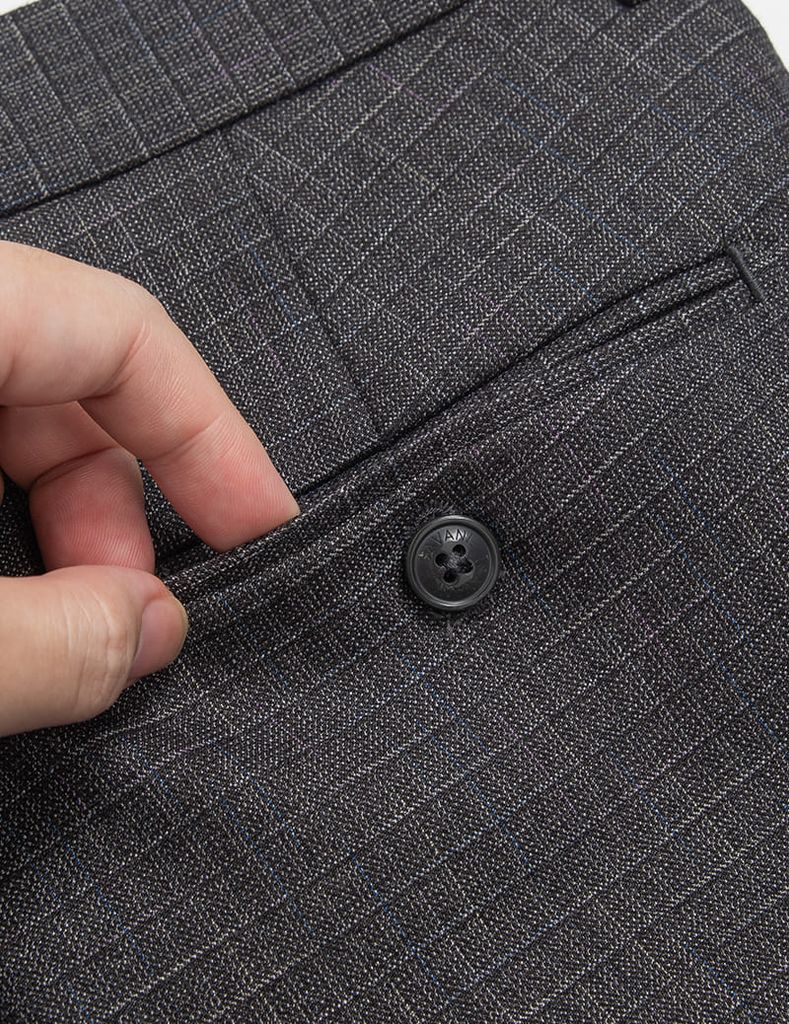 Quần âu nam cạp thường 1 ly