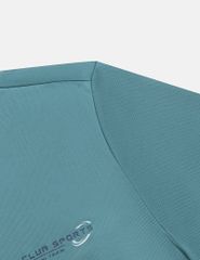 Áo T-shirt ngắn tay nam cổ tròn in nhỏ ngực áo