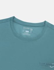 Áo T-shirt ngắn tay nam cổ tròn in nhỏ ngực áo