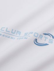 Áo T-shirt ngắn tay nam cổ tròn in nhỏ ngực áo