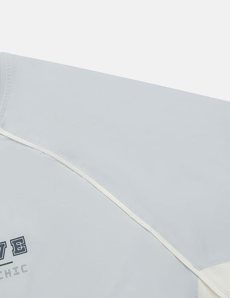 Áo T-shirt ngắn tay nam phối vải khác màu