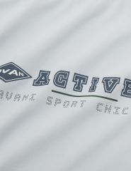 Áo T-shirt ngắn tay nam phối vải khác màu