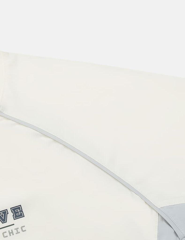 Áo T-shirt ngắn tay nam phối vải khác màu