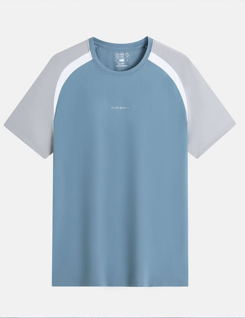 Áo t-shirt ngắn tay cổ tròn hình in trước ngực