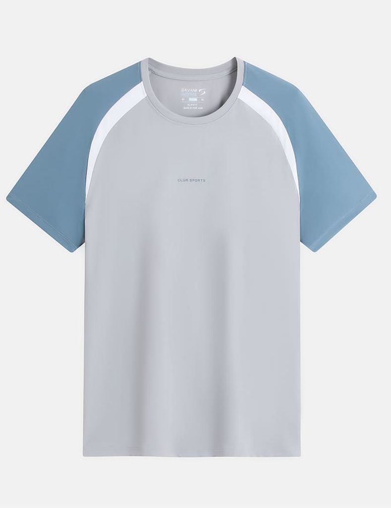 Áo t-shirt ngắn tay cổ tròn hình in trước ngực