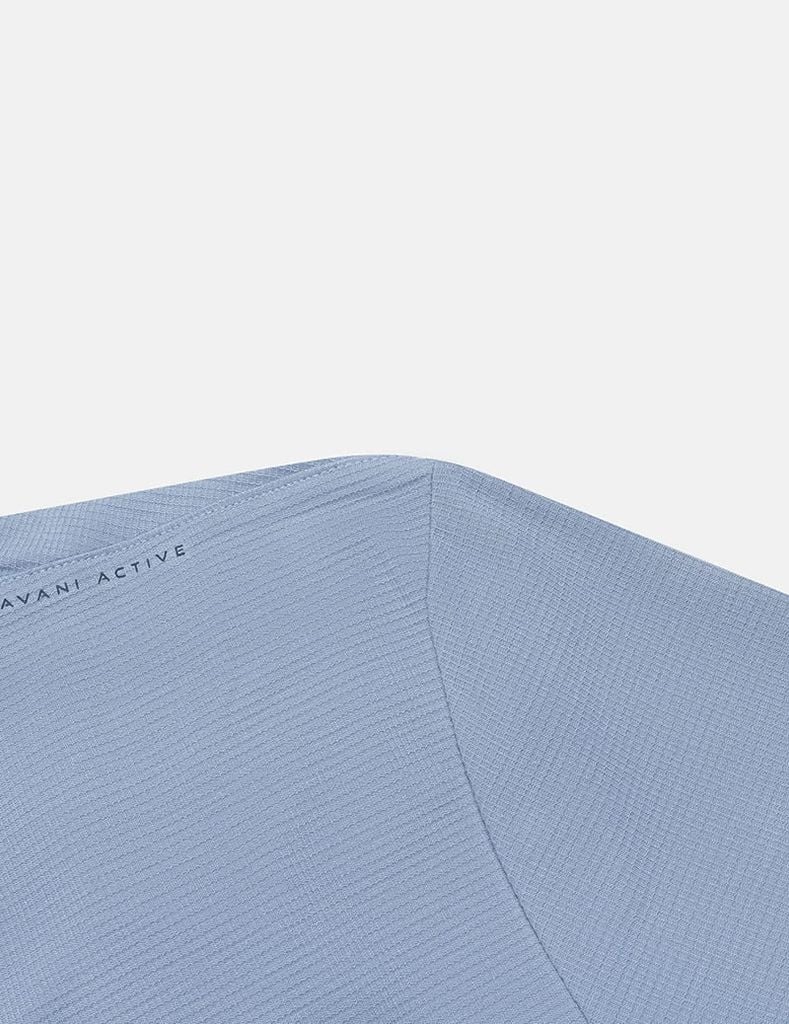 Áo T-shirt ngắn tay nam cổ tròn bo vải chính