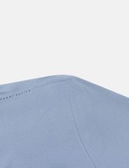 Áo T-shirt ngắn tay nam cổ tròn bo vải chính