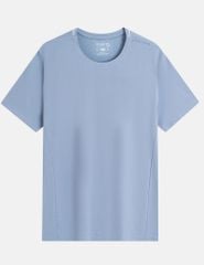 Áo T-shirt ngắn tay nam cổ tròn bo vải chính