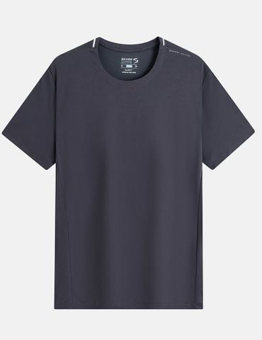 Áo T-shirt ngắn tay nam cổ tròn bo vải chính