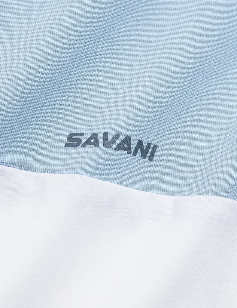 Áo t-shirt ngắn tay cổ tròn nam phối ba màu
