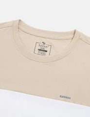 Áo t-shirt ngắn tay cổ tròn nam phối ba màu