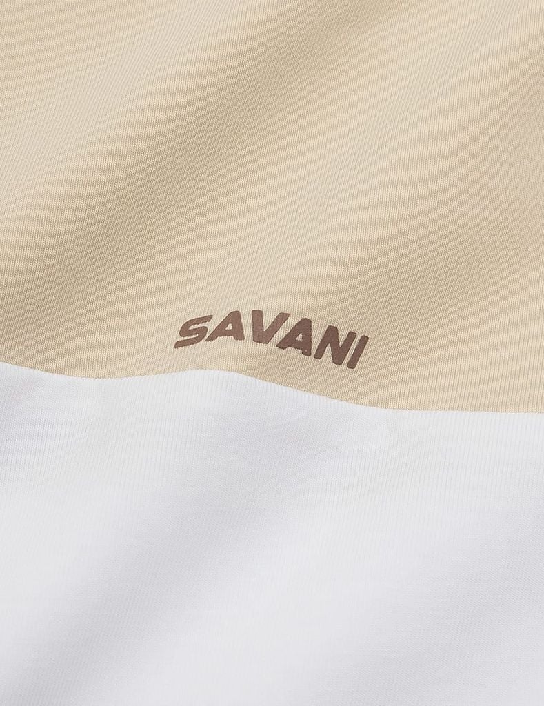 Áo t-shirt ngắn tay cổ tròn nam phối ba màu
