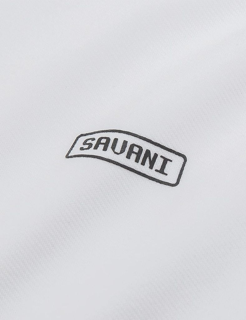 Áo t-shirt nam ngắn tay cổ tròn phối dọc vai
