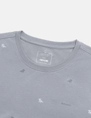 Áo thun ngắn tay cổ tròn nam in tràn thân trước
