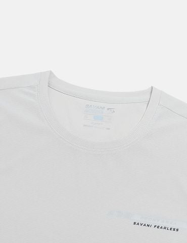 Áo thun ngắn tay nam cổ tròn ép ngực