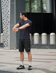 Áo thun ngắn tay cổ tròn in 2 bên sườn