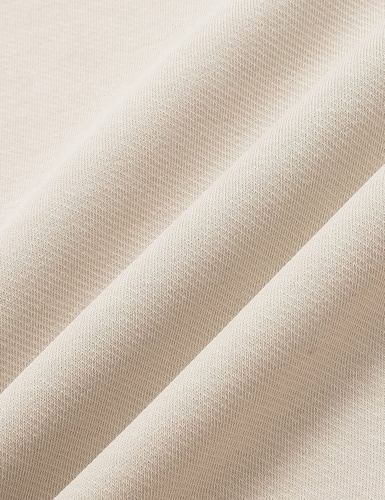 Áo nỉ cổ tròn nữ hình in trước ngực dáng suông rộng