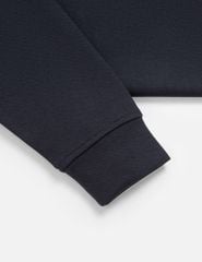 Áo nỉ cổ tròn nữ hình in trước ngực dáng suông rộng