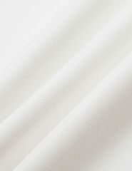 Áo nỉ cổ tròn nữ phối dọc 2 bên tay in logo trước ngực